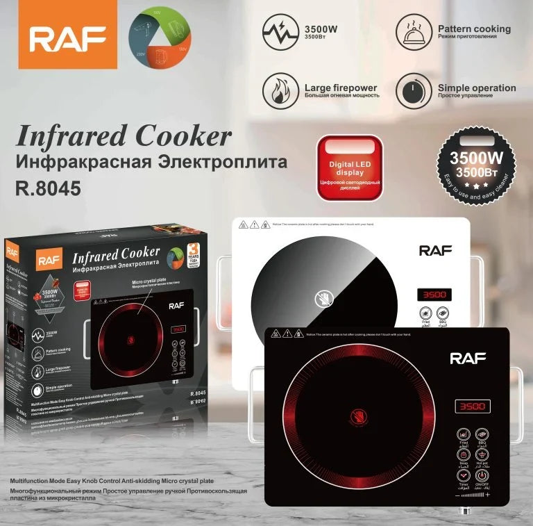 RAF Electric Stove R.8045 – 3500W Infrared Cooker