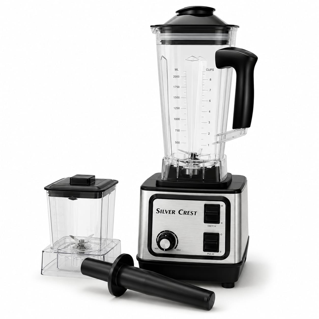 Silver Crest 2-in-1 Blender & Grinder | Powerful Motor | Made in Germany