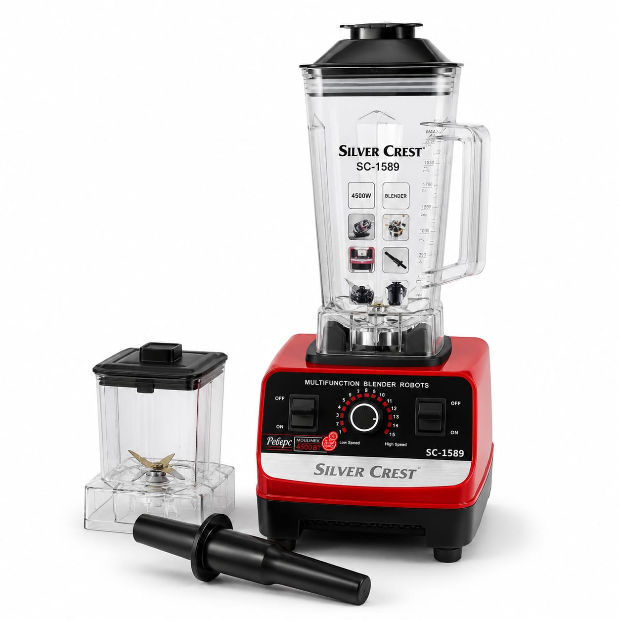 Silver Crest Original German 2-in-1 Blender & Grinder