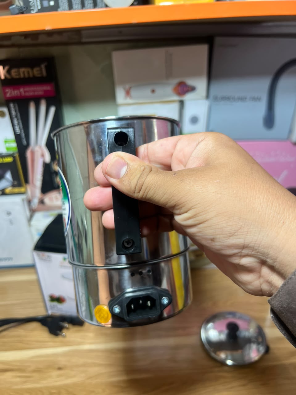 PG Stainless Steel Electric Heating Cup | Mini Electric Kettle for Tea, Coffee & Hot Water